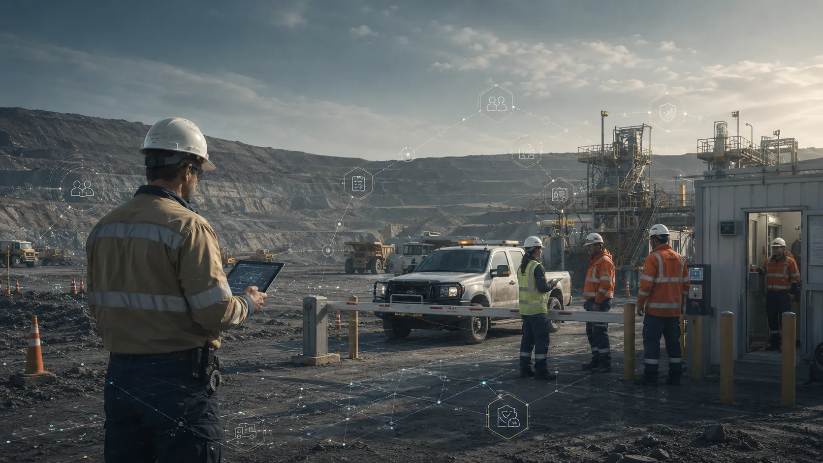 Contractor & Site-Interface Management interface