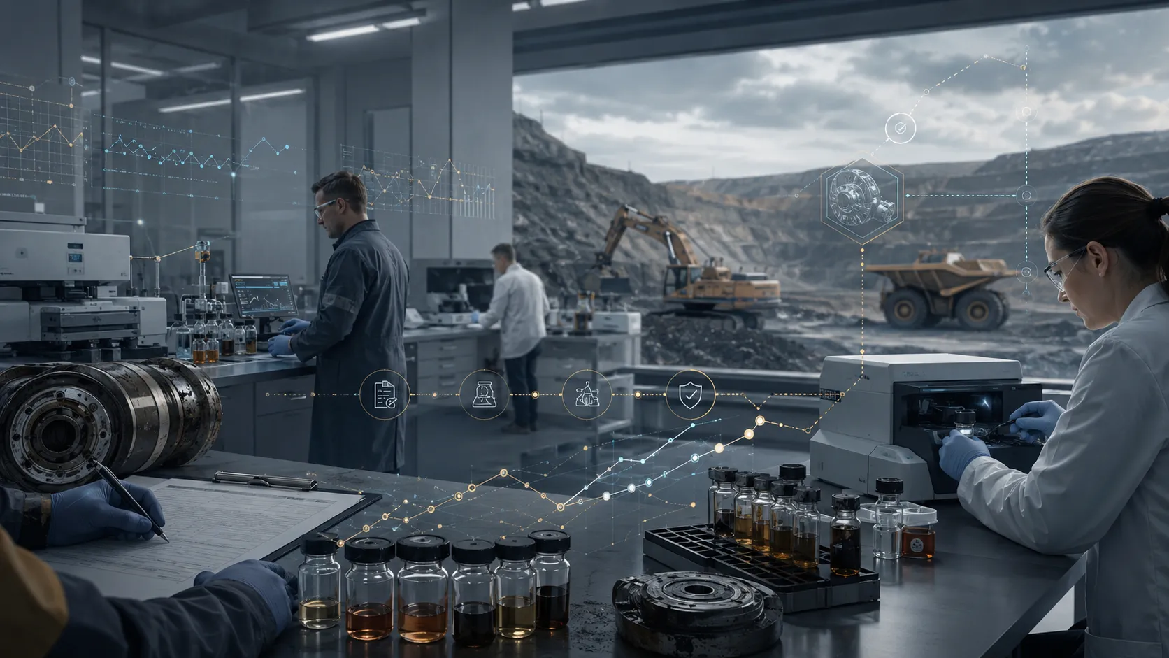 Mine & Condition-Monitoring Laboratory interface